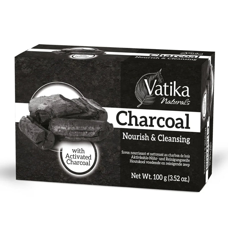 Vatika Naturals Charcoal Nourish & Cleansing Soap 100g