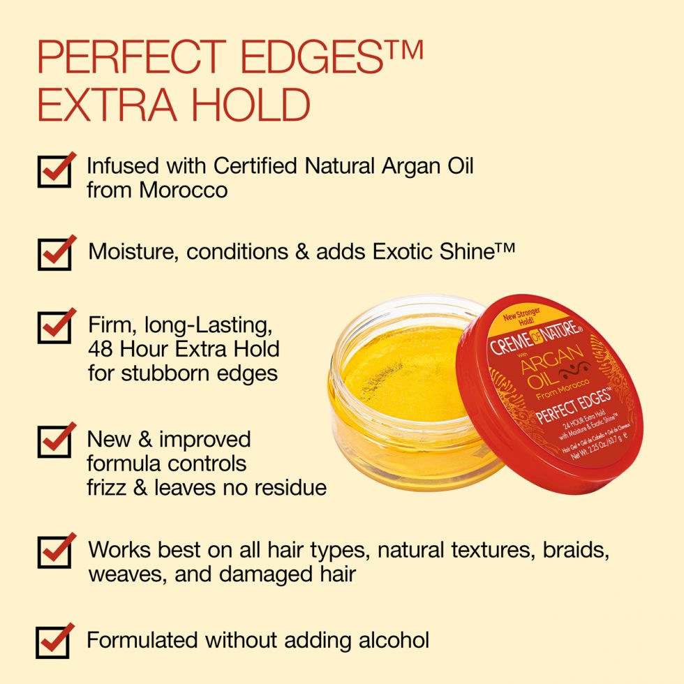 Creme of Nature Argan Oil Perfect Edges Extra Firm Hold 63.7g