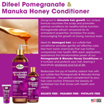 Difeel Pomegranate & Manuka Honey Sulfate-Free Conditioner 74ml