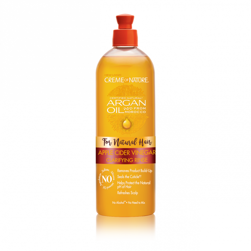 Creme of Nature Argan Oil Apple Cider Vinegar Clarifying Rinse 15.5oz