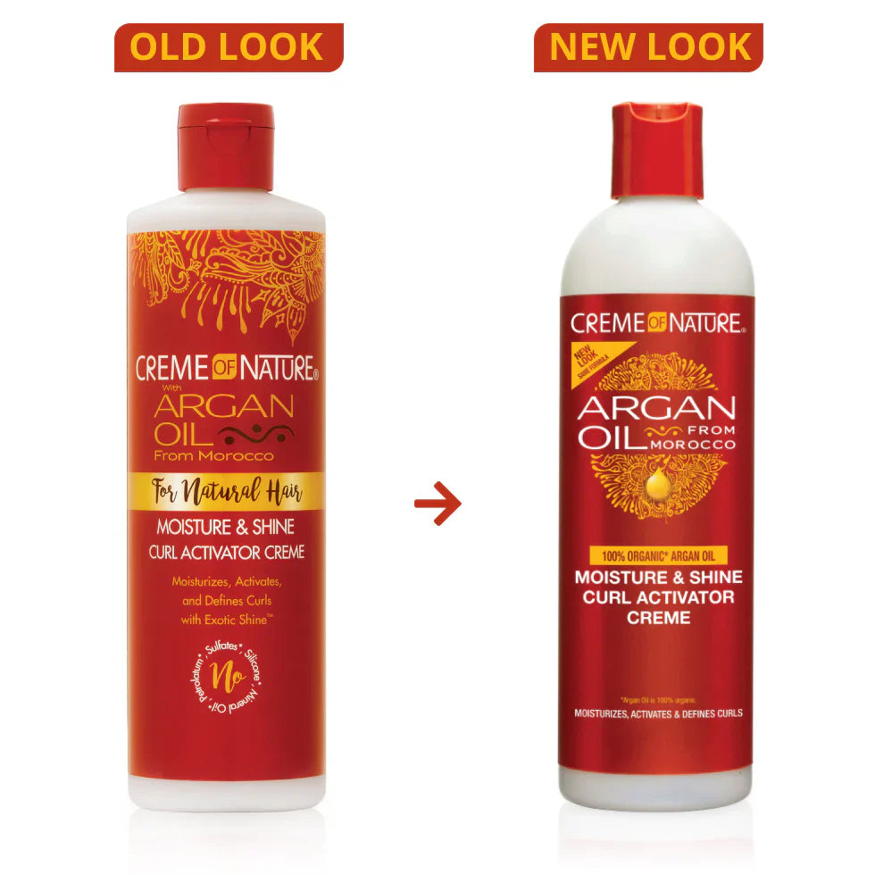 Creme of Nature Argan Oil Moisture & Shine Curl Activator Crème 355ml/12oz