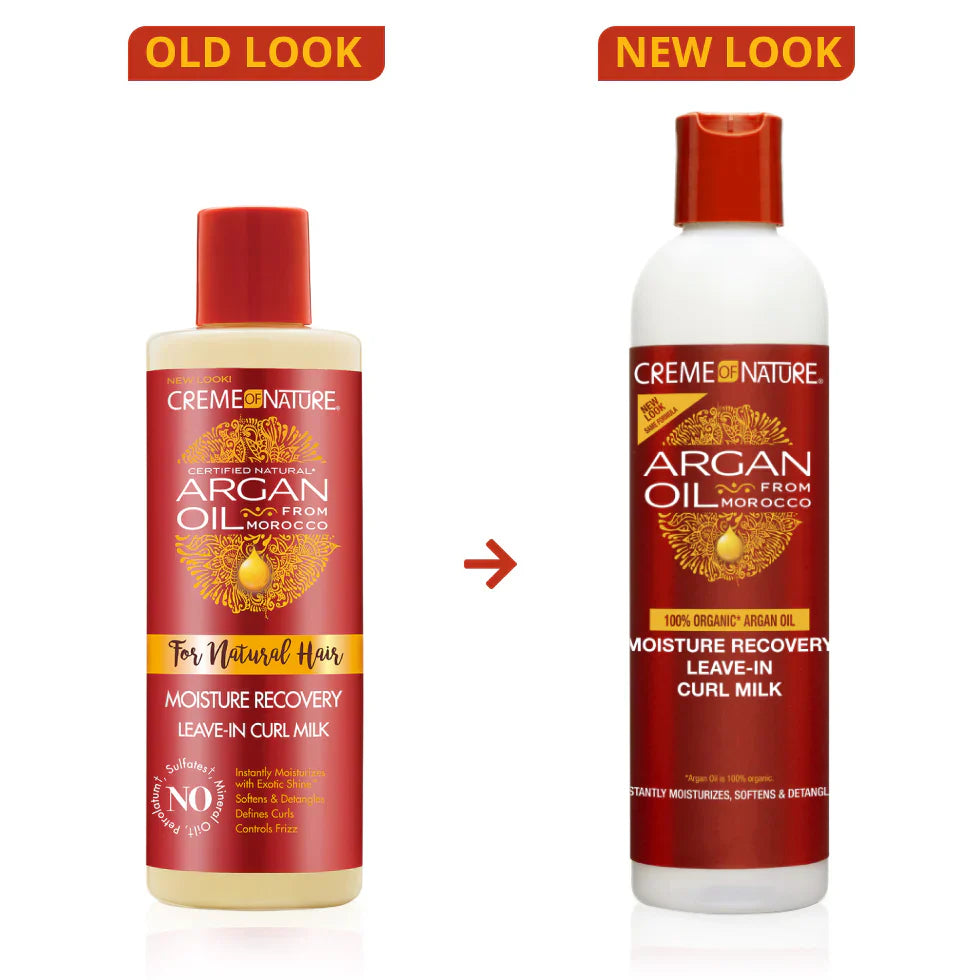 Creme of Nature Argan Oil Moisture Recovery Leave-In Curl Milk 236ml/8oz