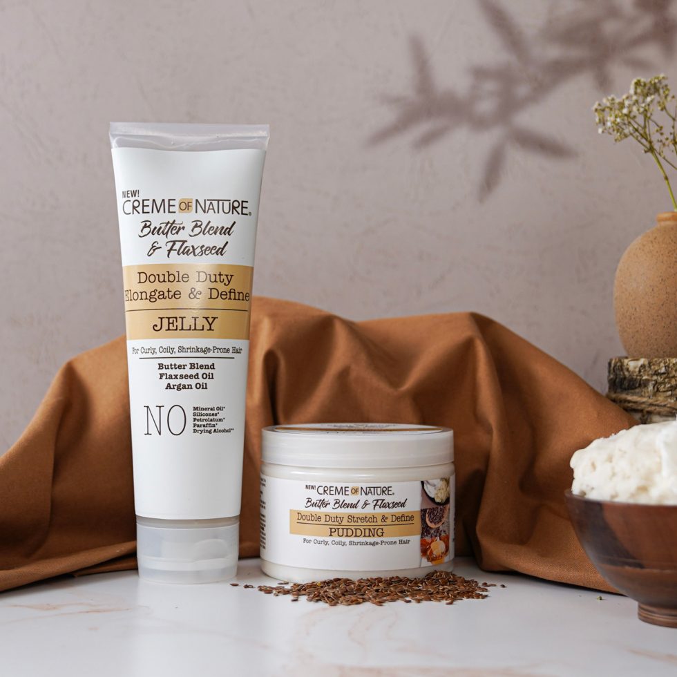 Creme of Nature Butter Blend & Flaxseed Double Duty Stretch & Define Pudding 326g/11.5oz
