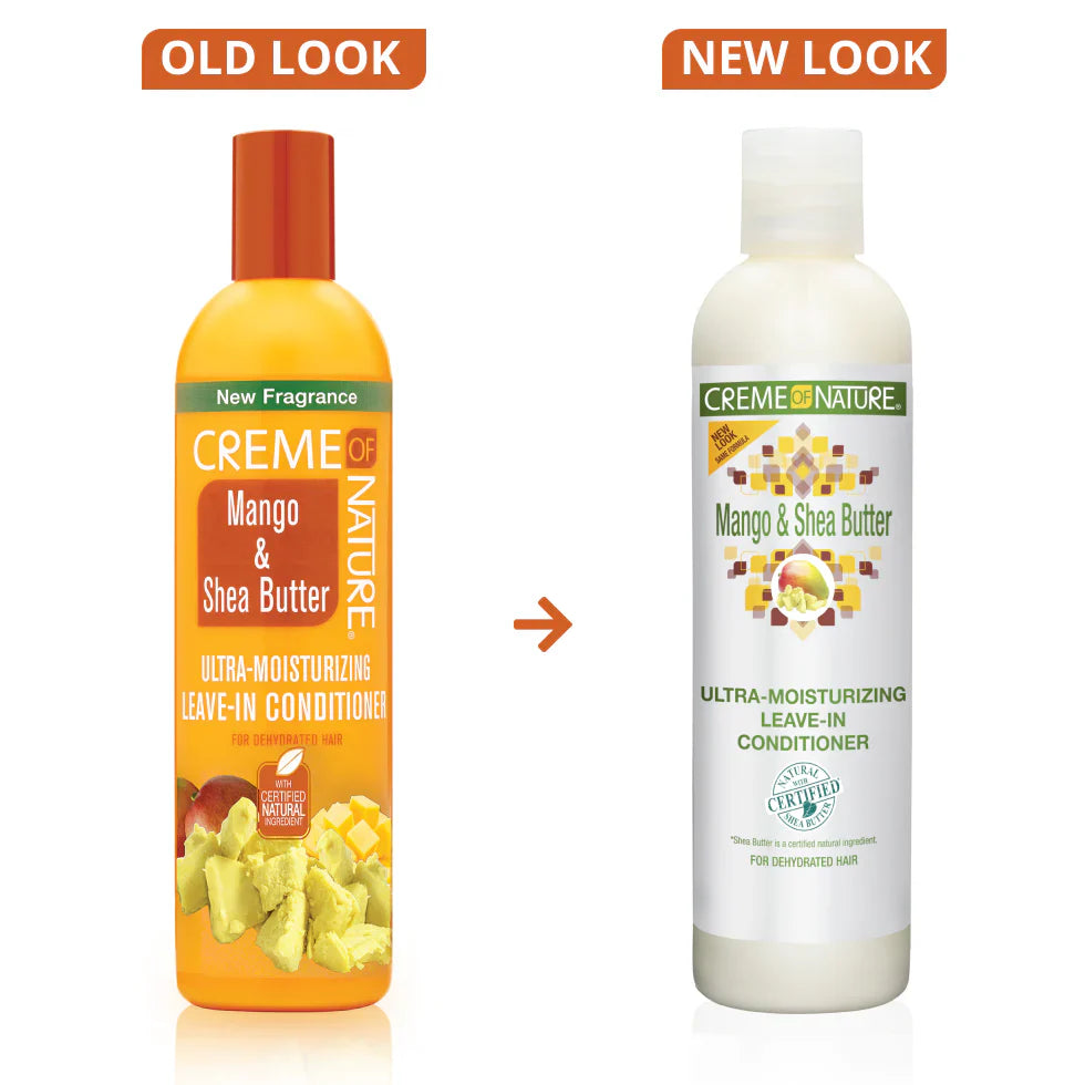 Creme of Nature Mango & Shea Butter Ultra-Moisturizing Leave-In Conditioner 250ml/8oz