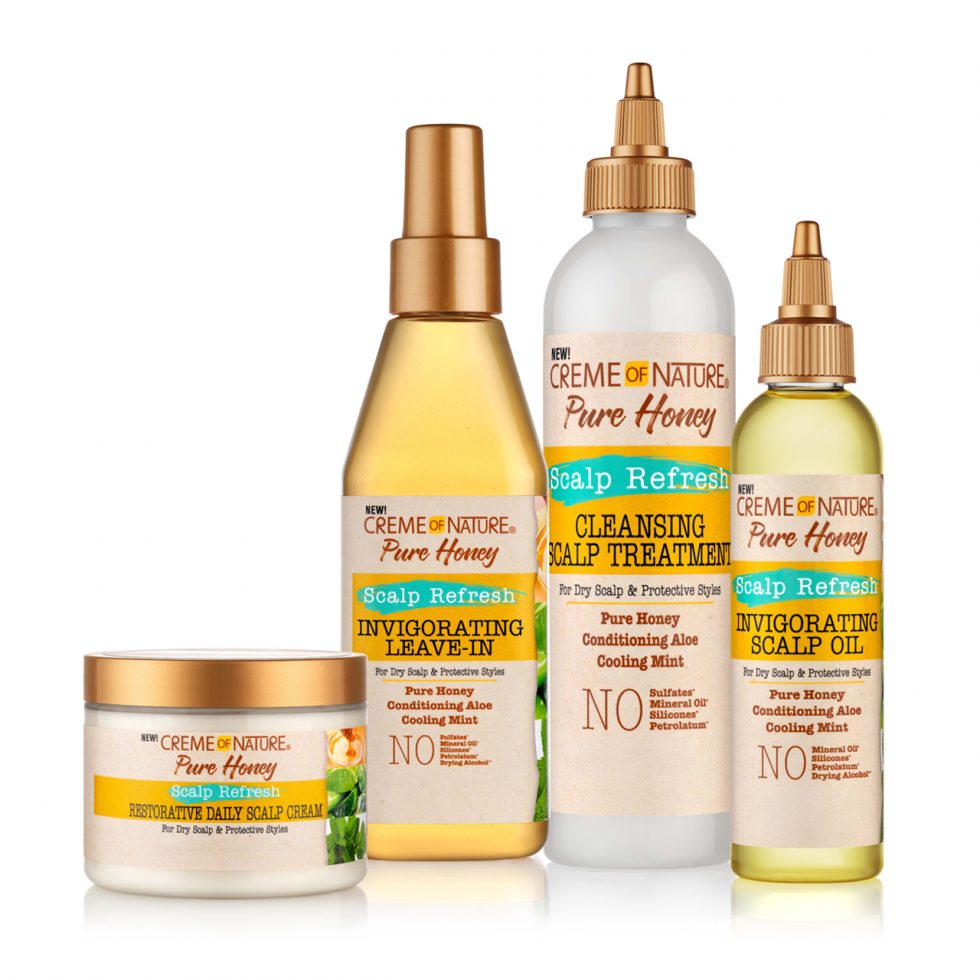 Creme of Nature Pure Honey Scalp Refresh Invigorating Leave-In 236ml