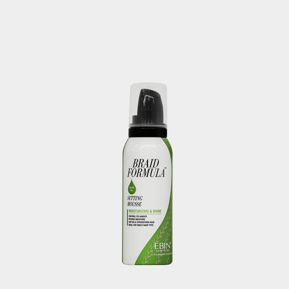 Ebin Braid Formula Olive Oil Setting Mousse Moisturizing & Shine 80ml