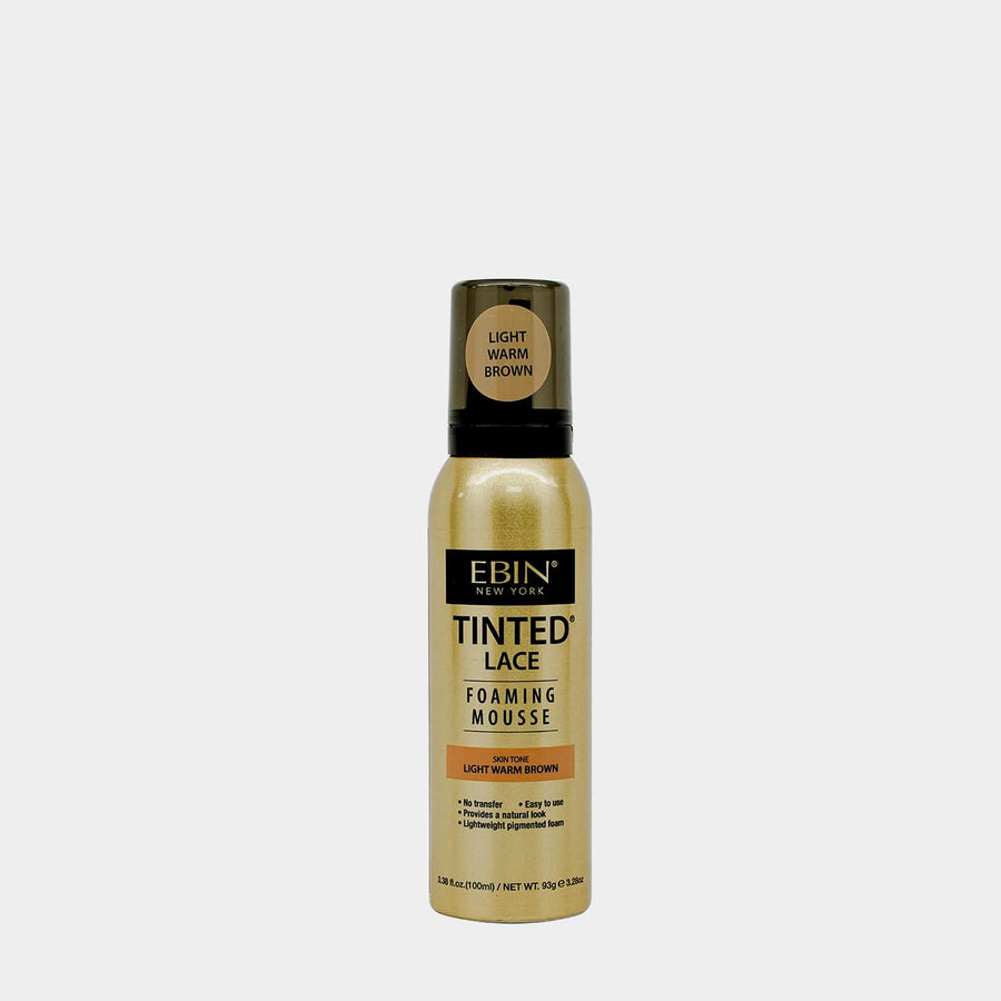 Ebin Tinted Lace Foaming Mousse Light Warm Brown 100ml/3.38oz