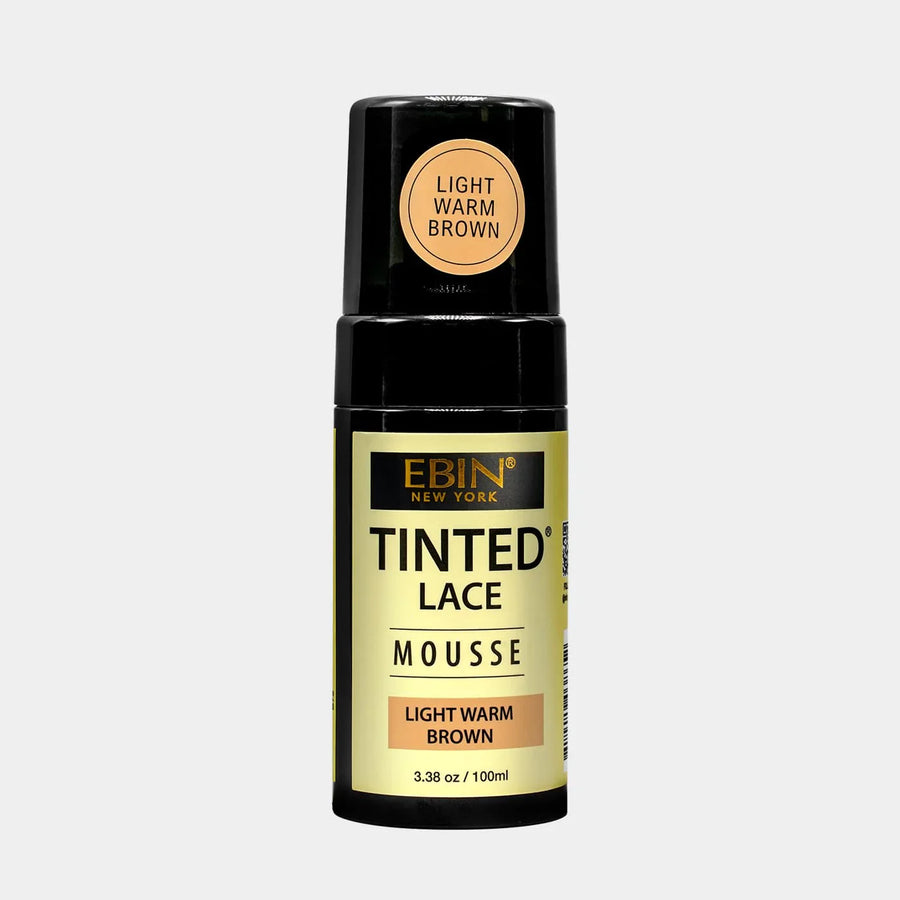 Ebin Tinted Lace Foaming Mousse Light Warm Brown 100ml/3.38oz