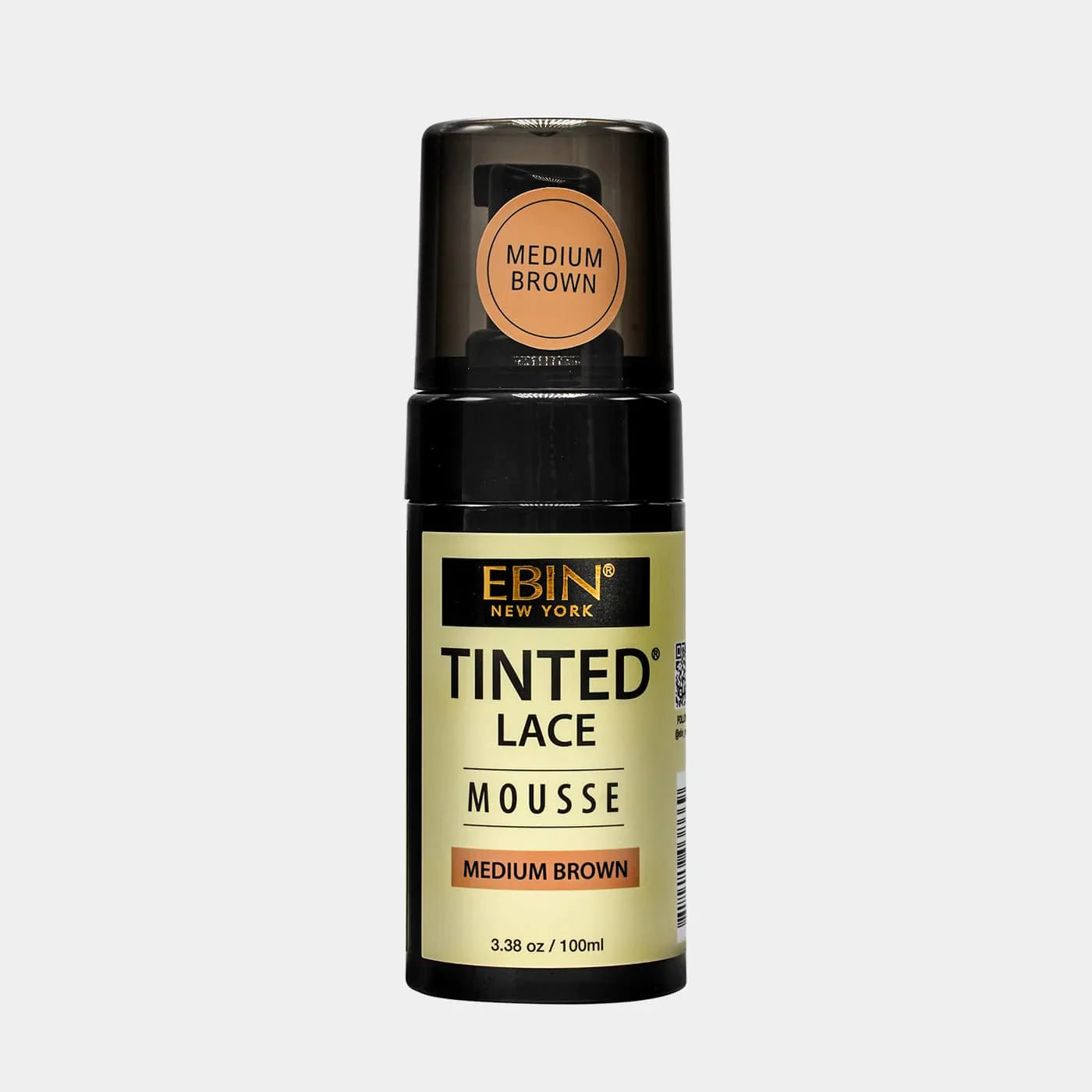 Ebin Tinted Lace Foaming Mousse Light Warm Brown 100ml/3.38oz