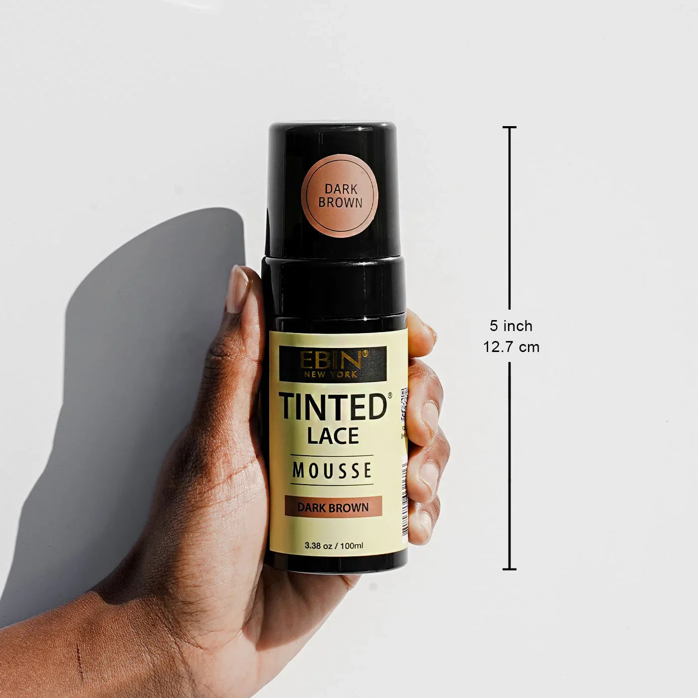 Ebin Tinted Lace Foaming Mousse Light Warm Brown 100ml/3.38oz