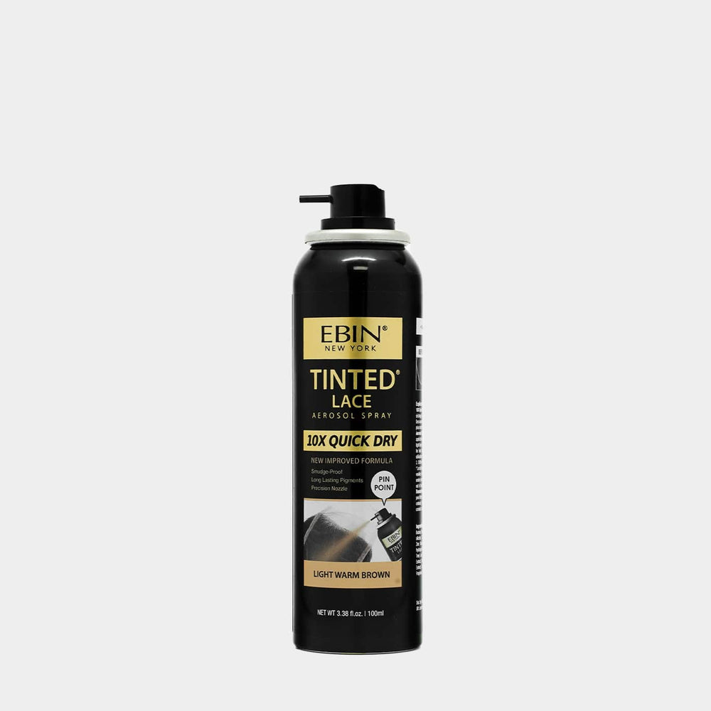 Ebin Tinted Lace 10X Quick Dry Spray Light Warm Brown 100ml/3.38oz