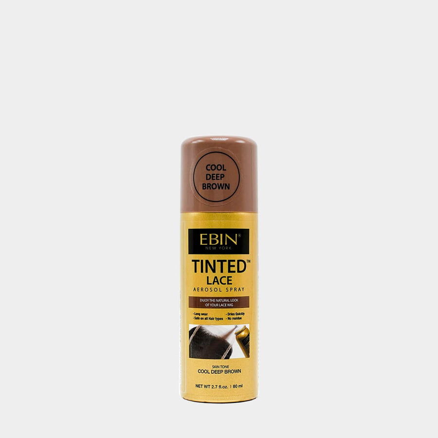 Ebin Tinted Lace Aerosol Spray Cool Deep Brown 80ml/2.7oz