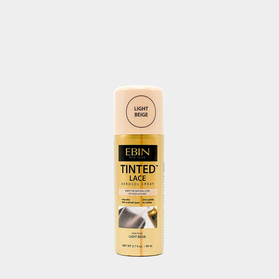 Ebin Tinted Lace Aerosol Spray Light Beige 80ml/2.7oz