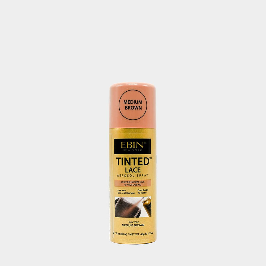 Ebin Tinted Lace Aerosol Spray Medium Brown
