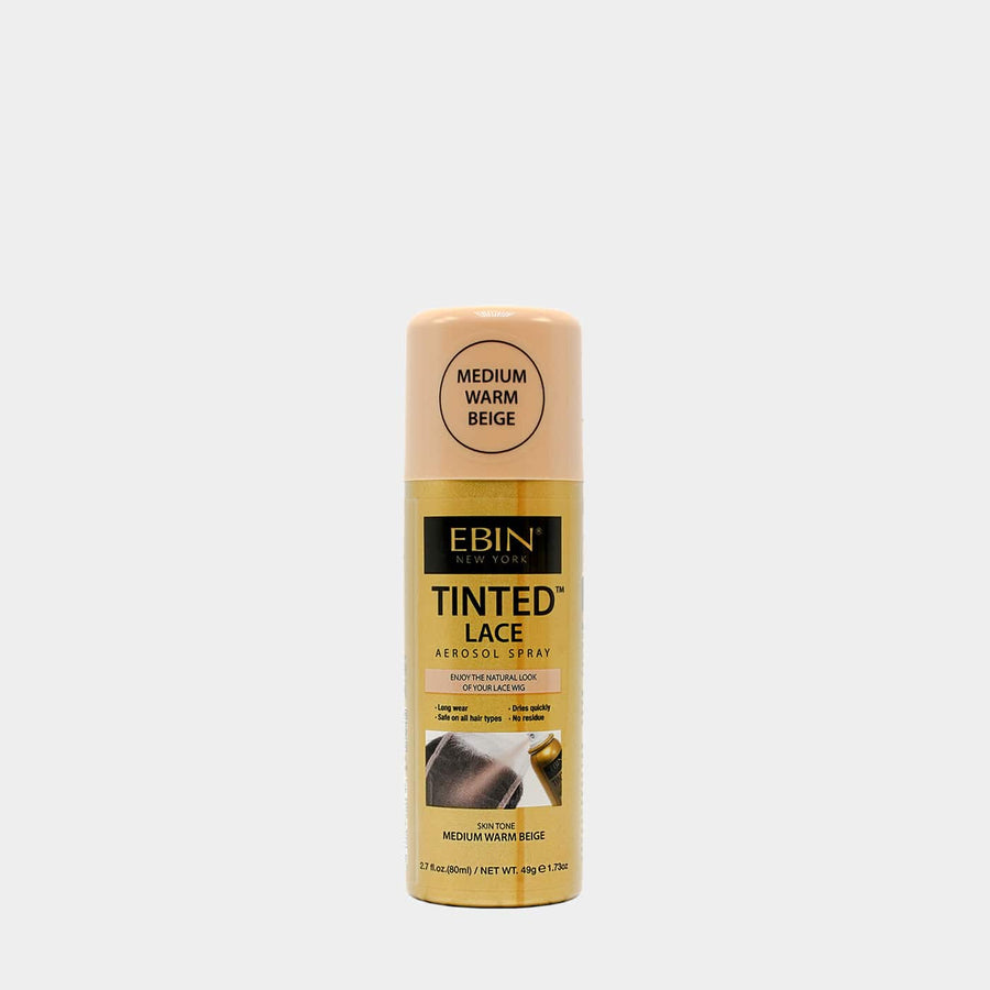 Ebin Tinted Lace Aerosol Spray Medium Warm Beige