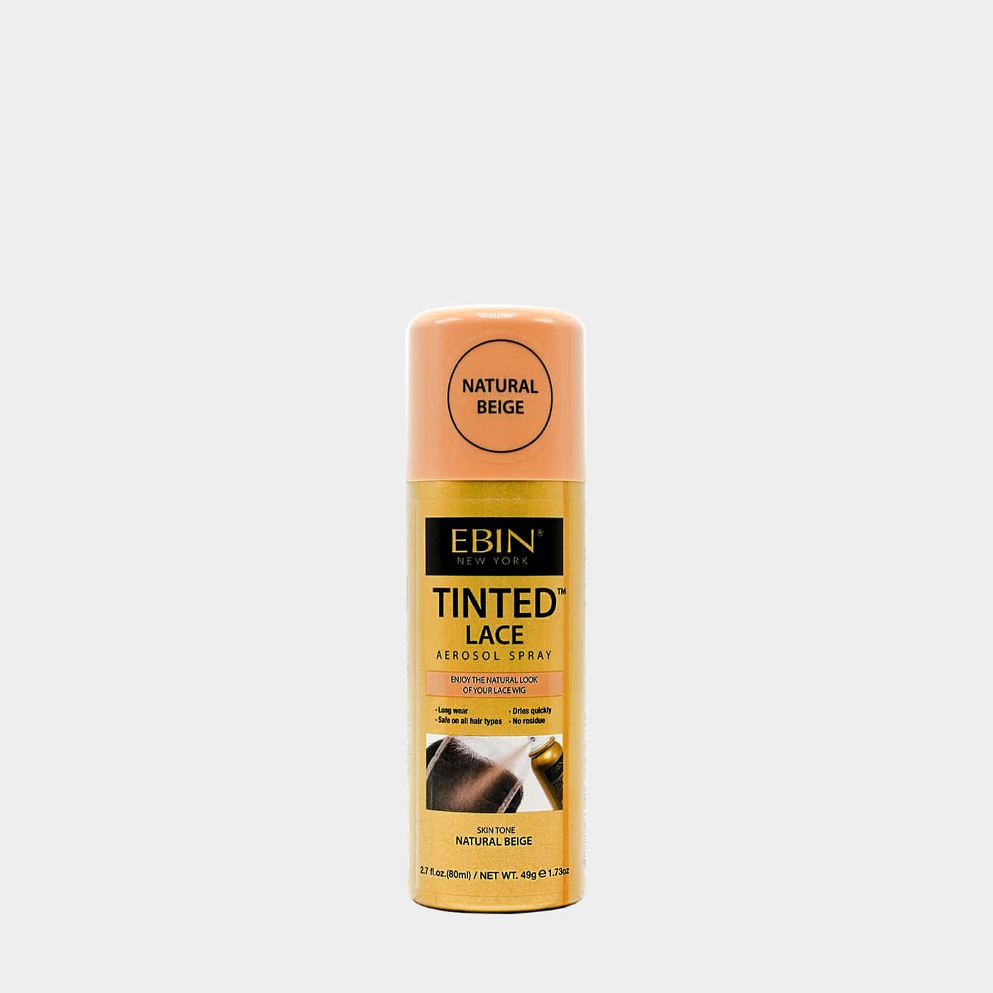 Ebin Tinted Lace Aerosol Spray Natural Beige