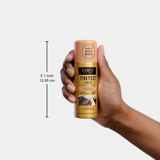 Ebin Tinted Lace Aerosol Spray Dark Brown