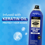 Ebin Wonder Lace Bond Lace Melt Aerosol Spray Keratin 180ml