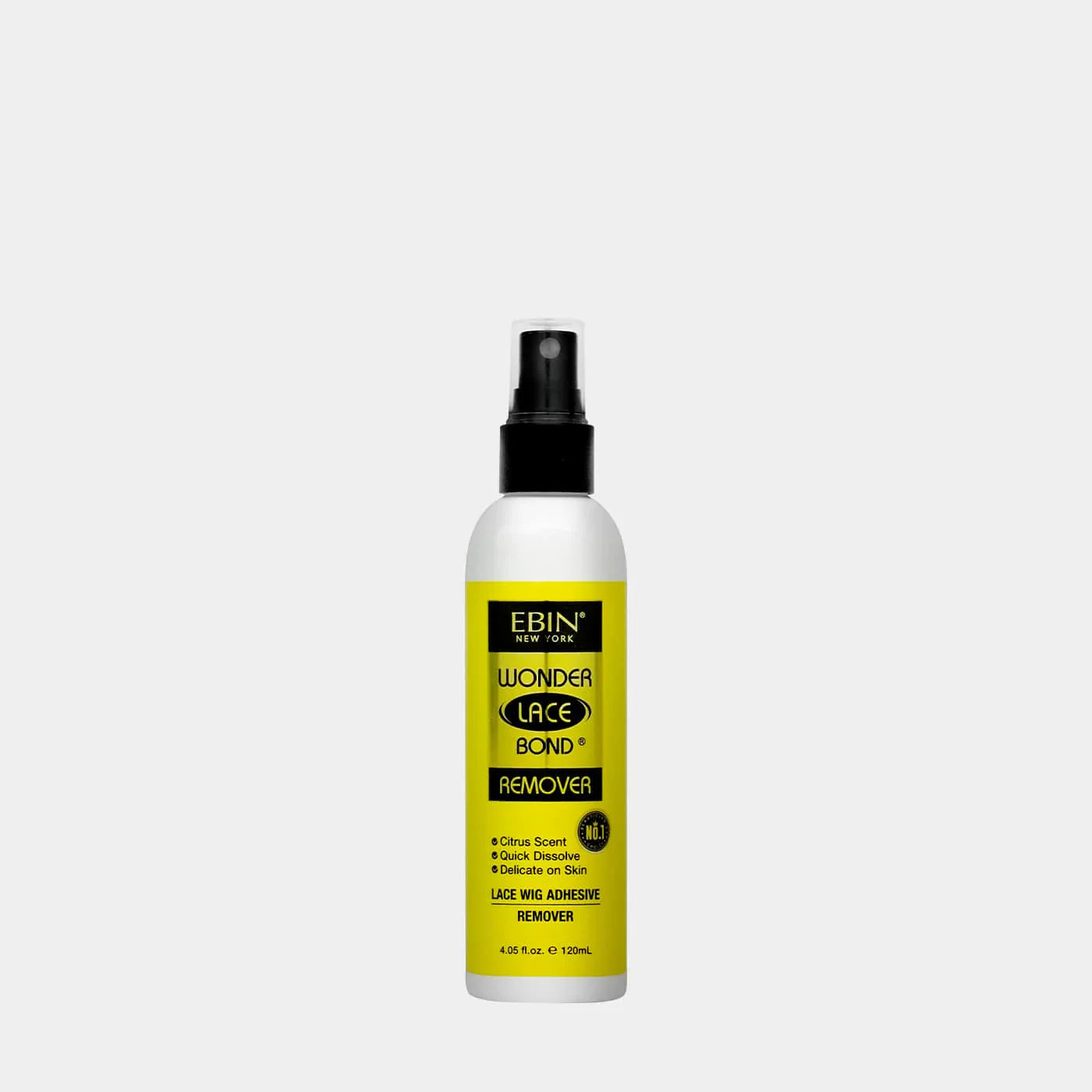 Ebin Wonder Lace Bond Waterproof Adhesive Remover Spray [Yellow] 120ml