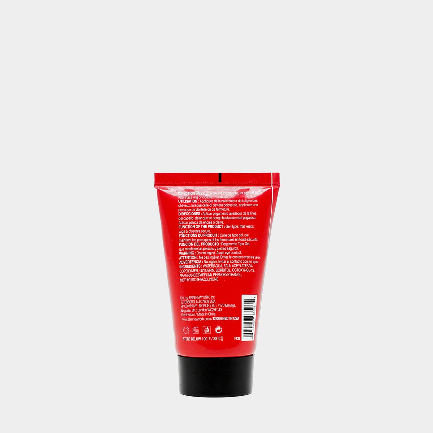 Ebin Wonder Lace Bond Holding Gel Extreme Firm Hold [Red Tube] 37ml