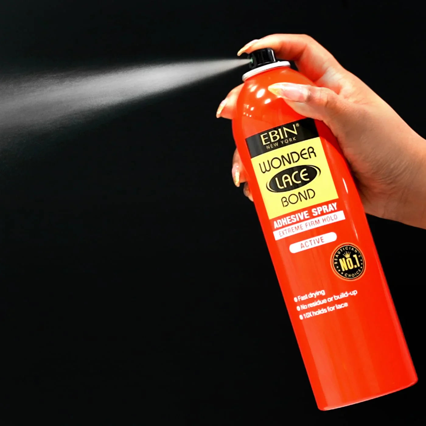 Ebin Wonder Lace Bond Wig Adhesive Spray Extreme Firm Hold 180ml
