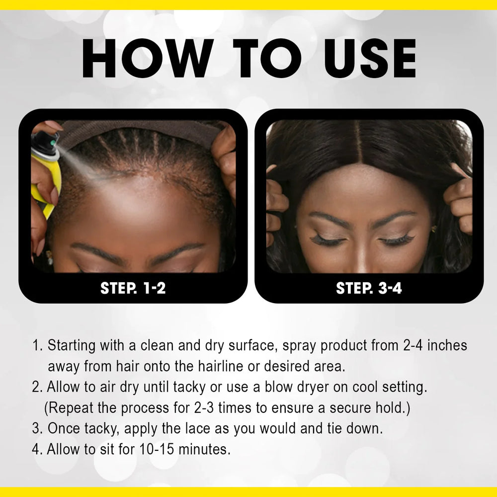 Ebin Wonder Lace Bond Wig Adhesive Spray Extreme Firm Hold 420ml