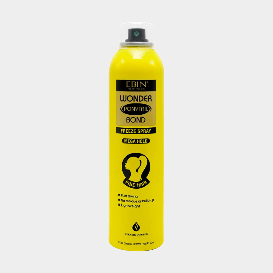 Ebin Wonder Ponytail Bond Freeze Spray Extra Mega Hold 245ml