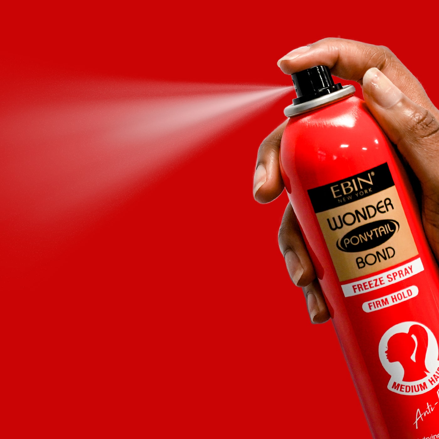 Ebin Wonder Ponytail Bond Freeze Spray – Firm Hold 245ml