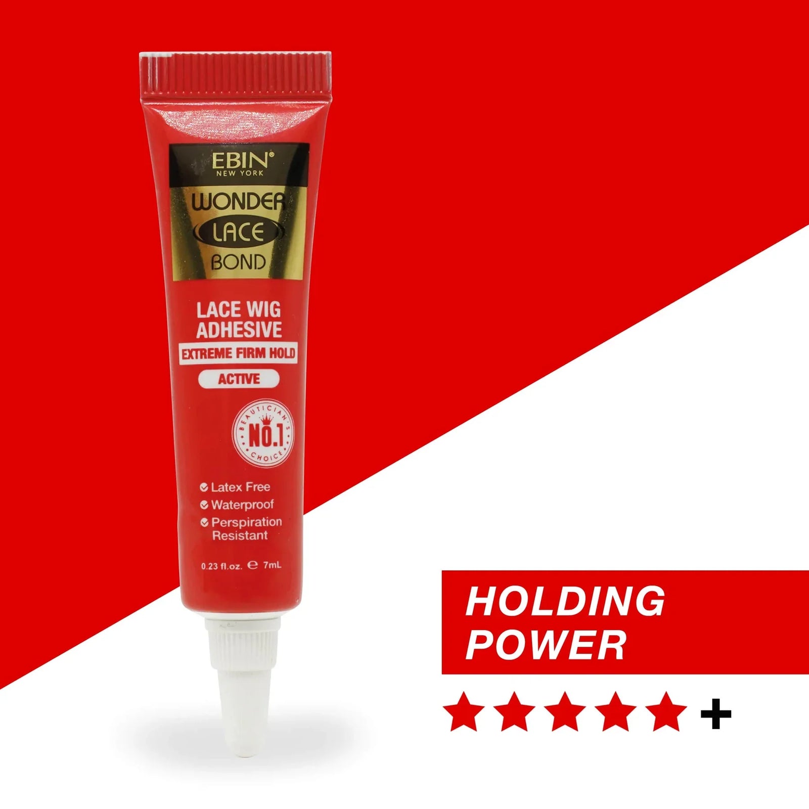 Ebin Wonder Lace Bond Tube Active [Red] 7ml