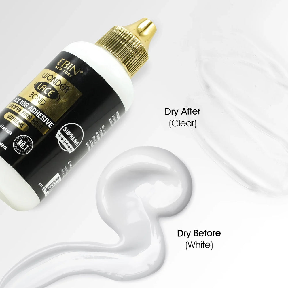 Ebin Wonder Lace Bond Waterproof Adhesive Supreme [Black] 34ml