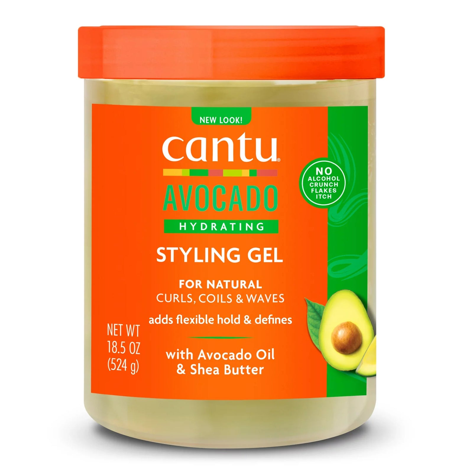 Cantu Avocado Paraben-Free Hydrating Styling Gel 524g/18.5oz