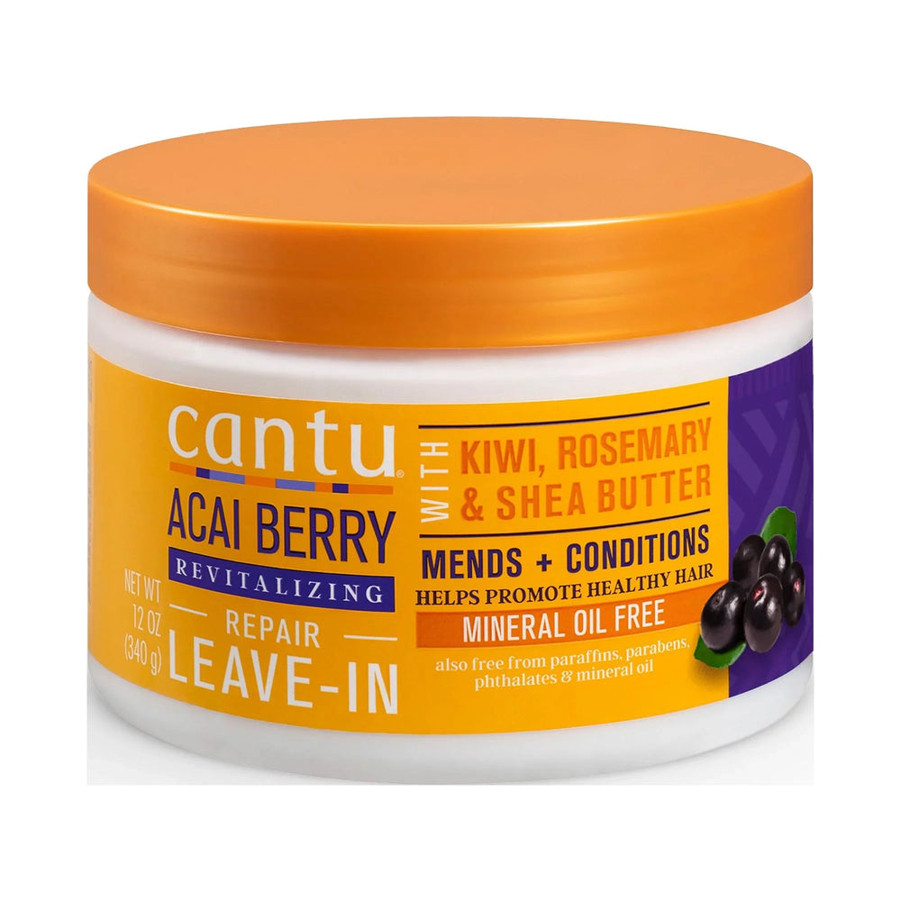 Cantu Revitalizing Leave-In Repair Cream with Acai Berry and Shea Butter 340g/12oz