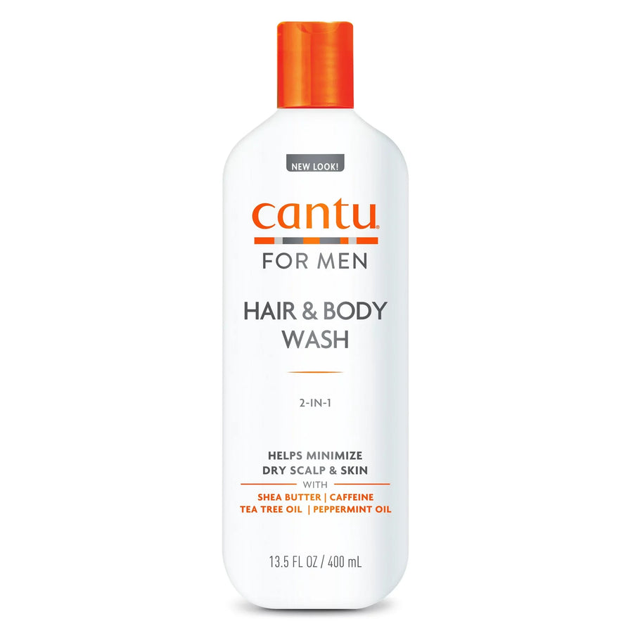 Cantu for Men 2-in-1 Hair & Body Wash 400ml/13.5oz