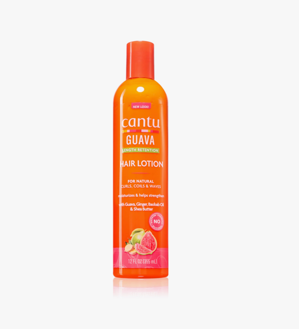 Cantu Guava Length Retention Hair Lotion For Natural Curls, Coils & Waves 355ML/12oz