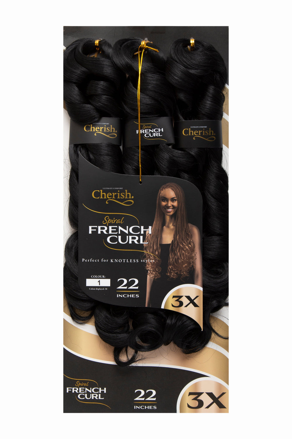Cherish Ultimate Comfort 3X Spiral French Curl