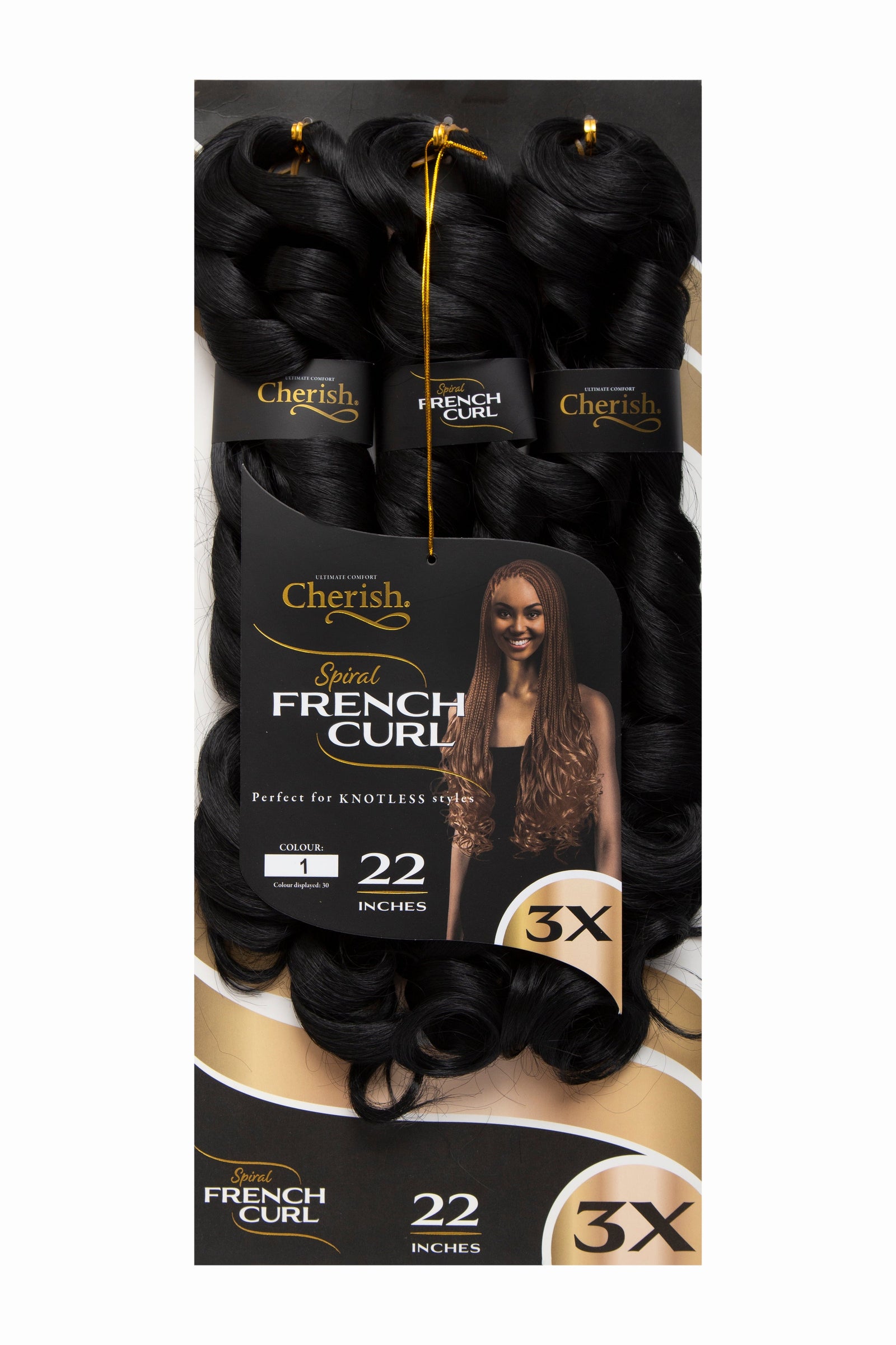 Cherish Ultimate Comfort 3X Spiral French Curl