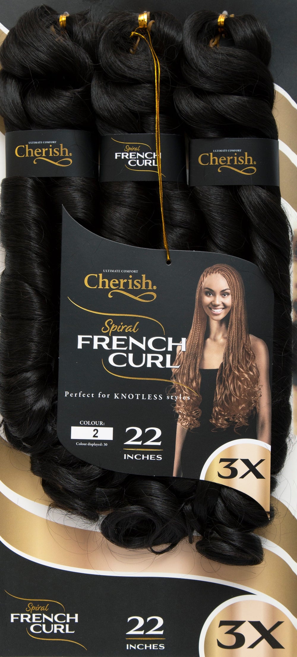 Cherish Ultimate Comfort 3X Spiral French Curl