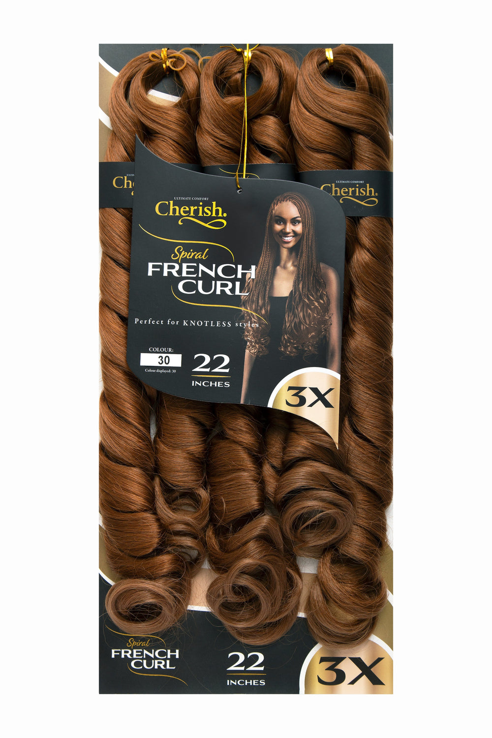Cherish Ultimate Comfort 3X Spiral French Curl