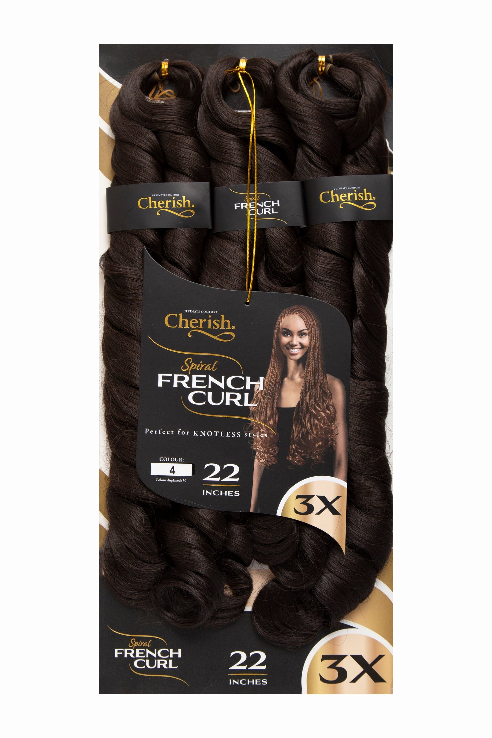 Cherish Ultimate Comfort 3X Spiral French Curl