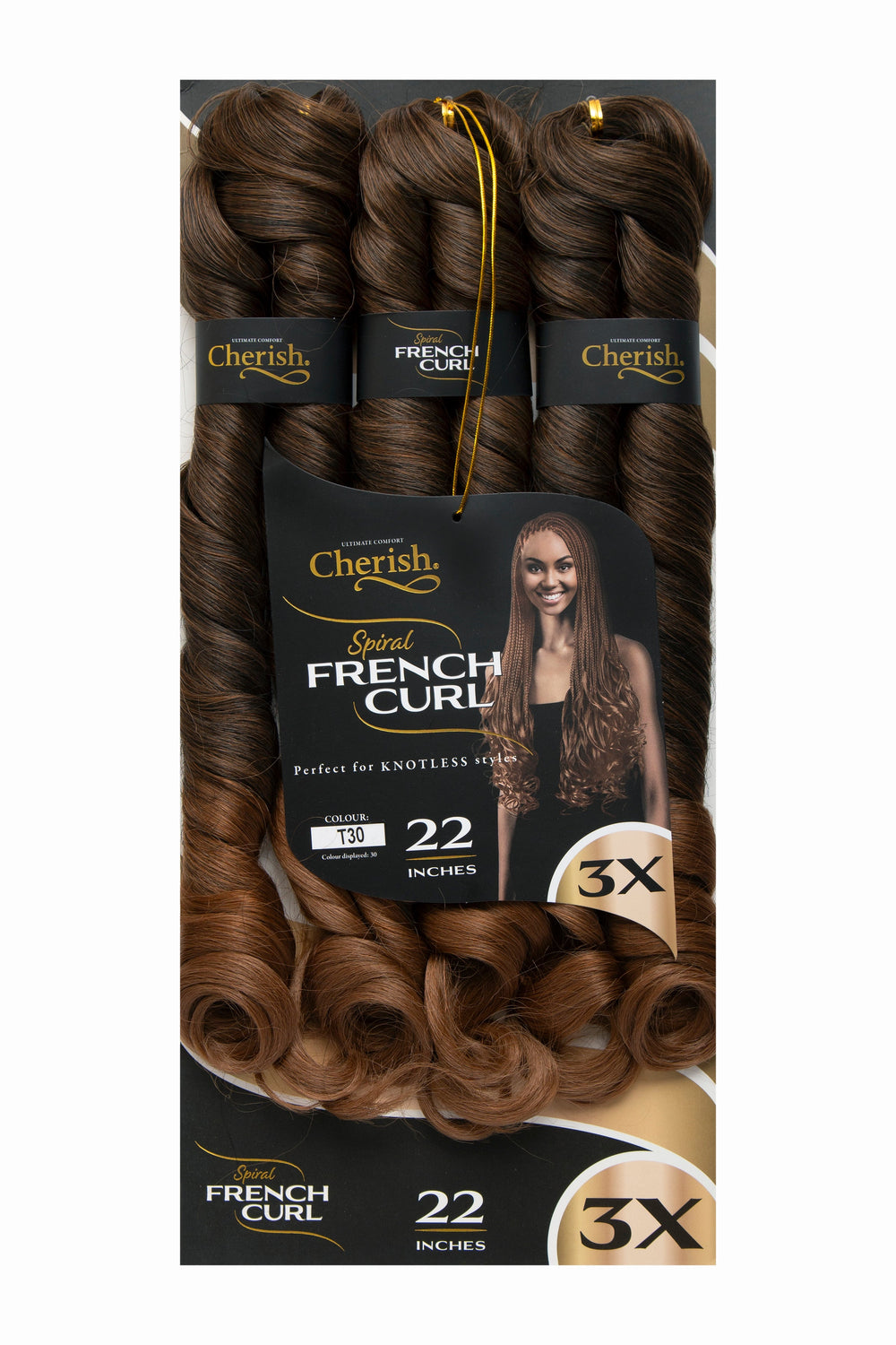 Cherish Ultimate Comfort 3X Spiral French Curl