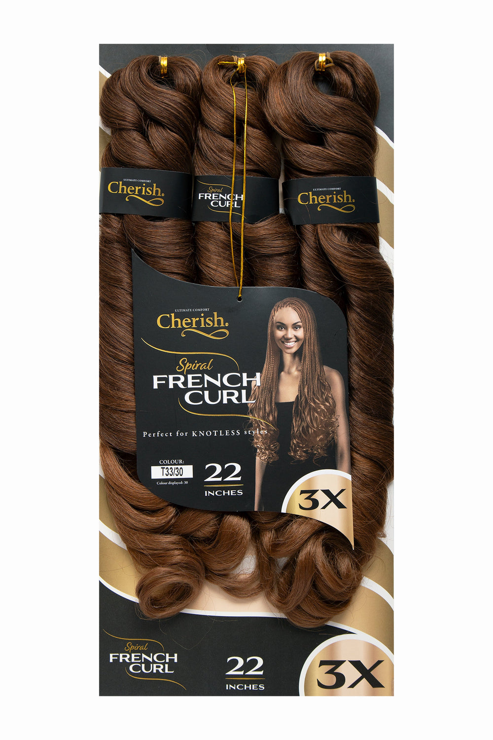 Cherish Ultimate Comfort 3X Spiral French Curl