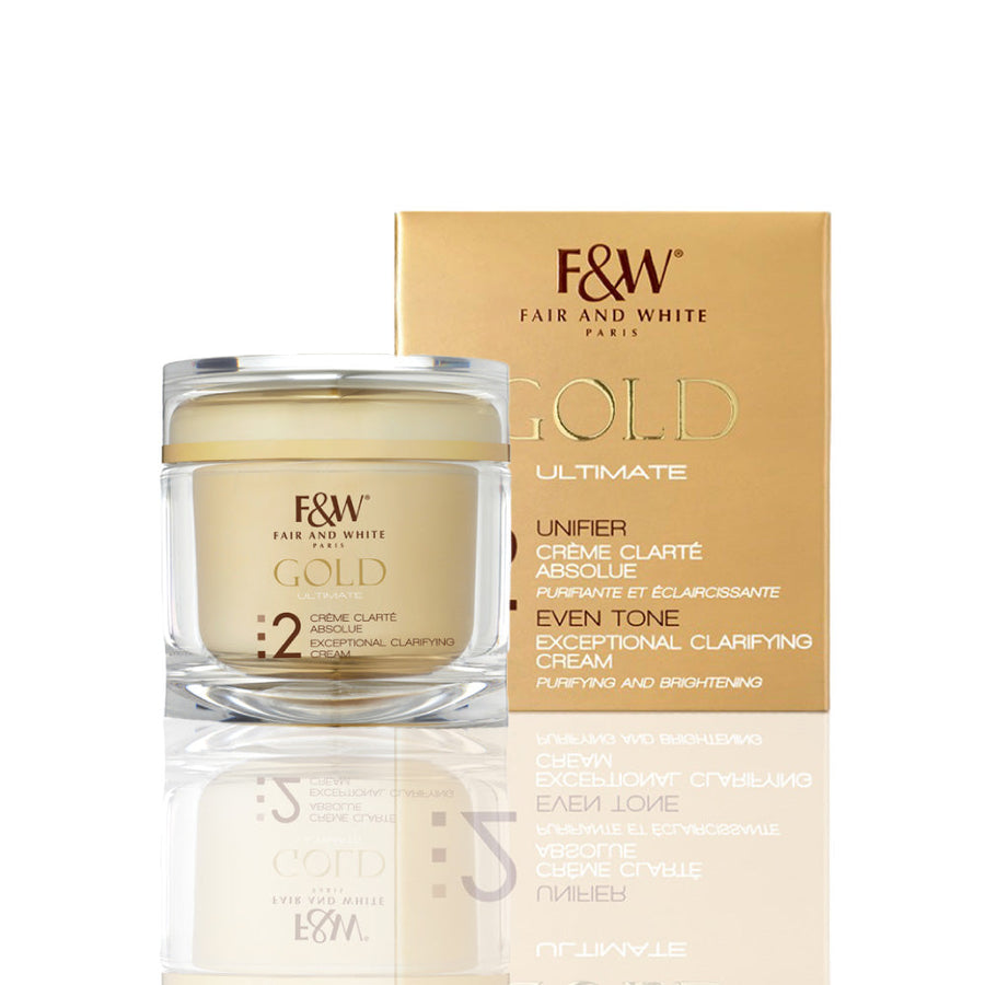 Fair & White No.2 Gold Clarifying Face & Body Cream 200ml