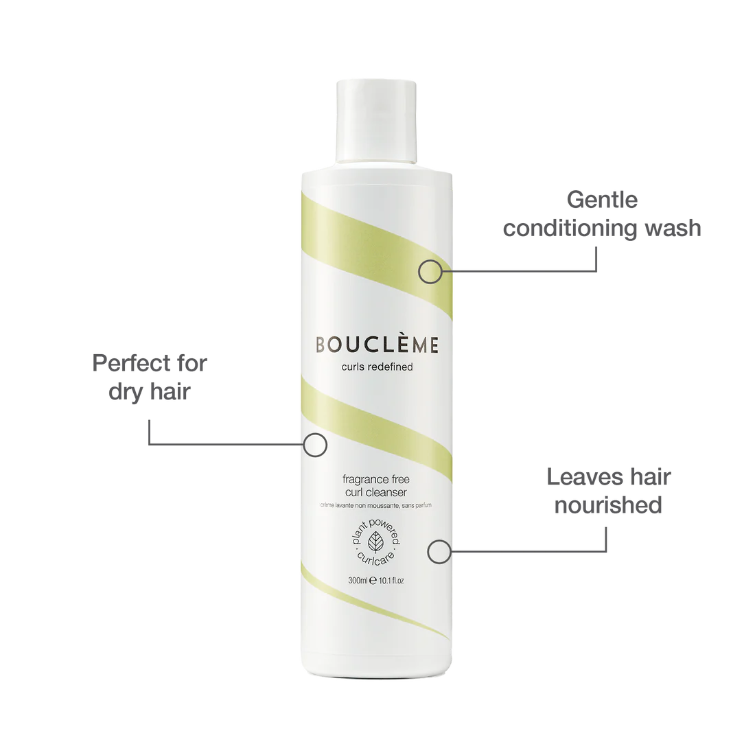 Boucleme Fragrance Free Curl Cleanser 300ml/10.1oz