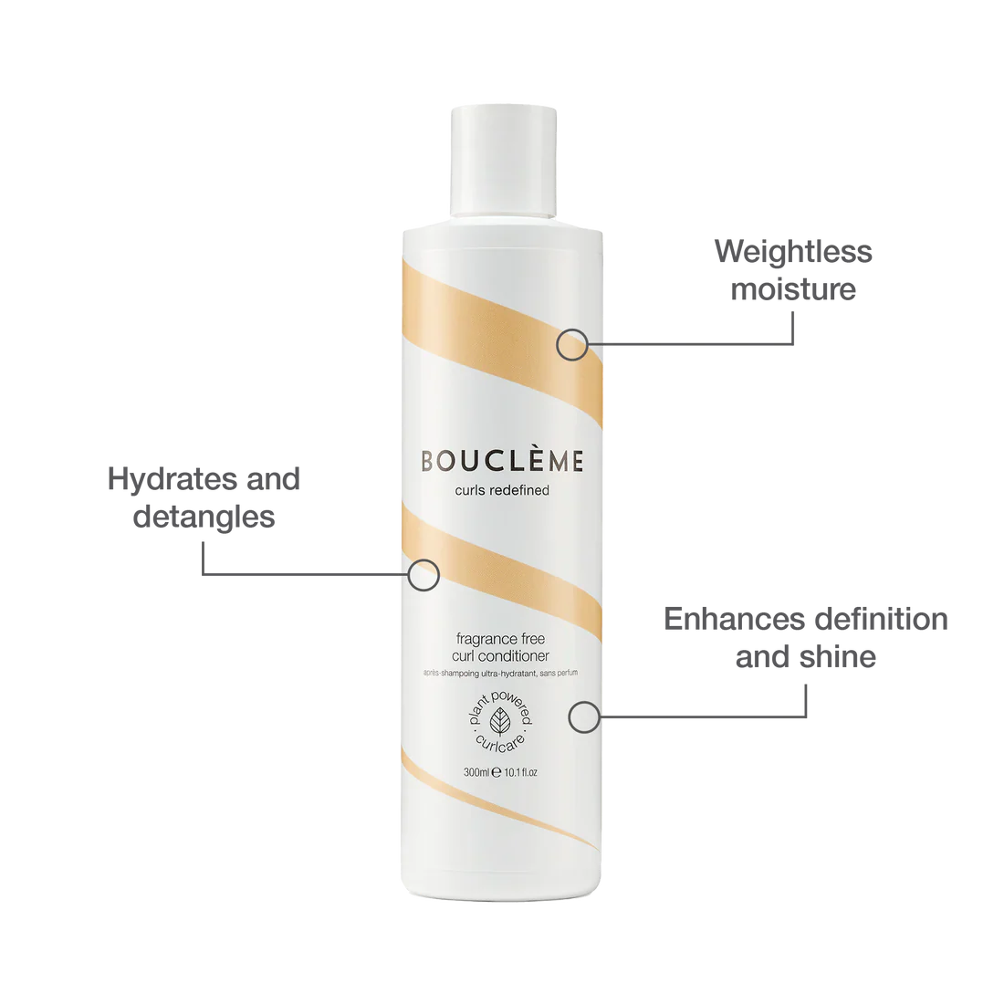 Boucleme Fragrance Free Curl Conditioner 300ml/10.1oz