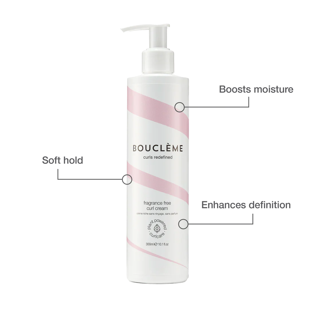 Boucleme Fragrance Free Curl Cream 300ml/10.1oz