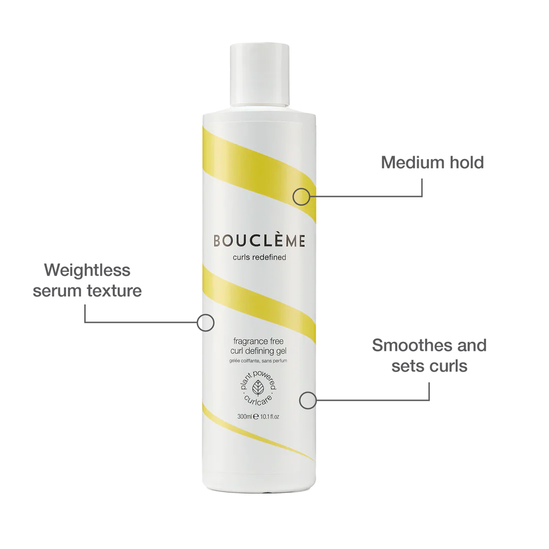Boucleme Fragrance Free Curl Defining Gel 300ml/10.1oz