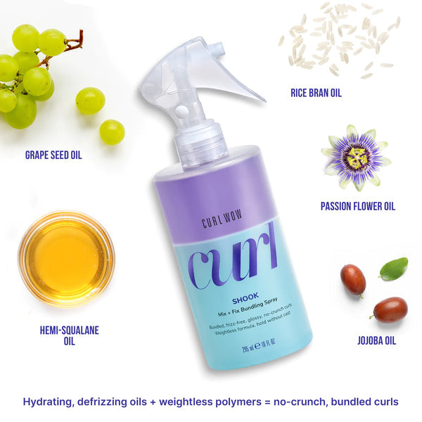 Curl Wow  Shook Mix + Fix Bundling Spray  295 ml