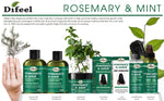 Difeel Rosemary & Mint Hair Strengthening Conditioner with Biotin 354ml