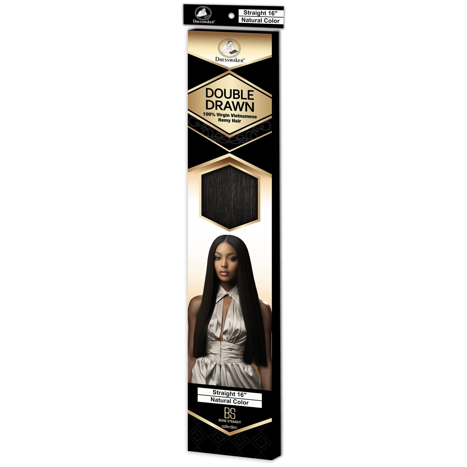 Dressmaker 100% Virgin Vietnamese Bone Straight Double Drawn Remy Hair