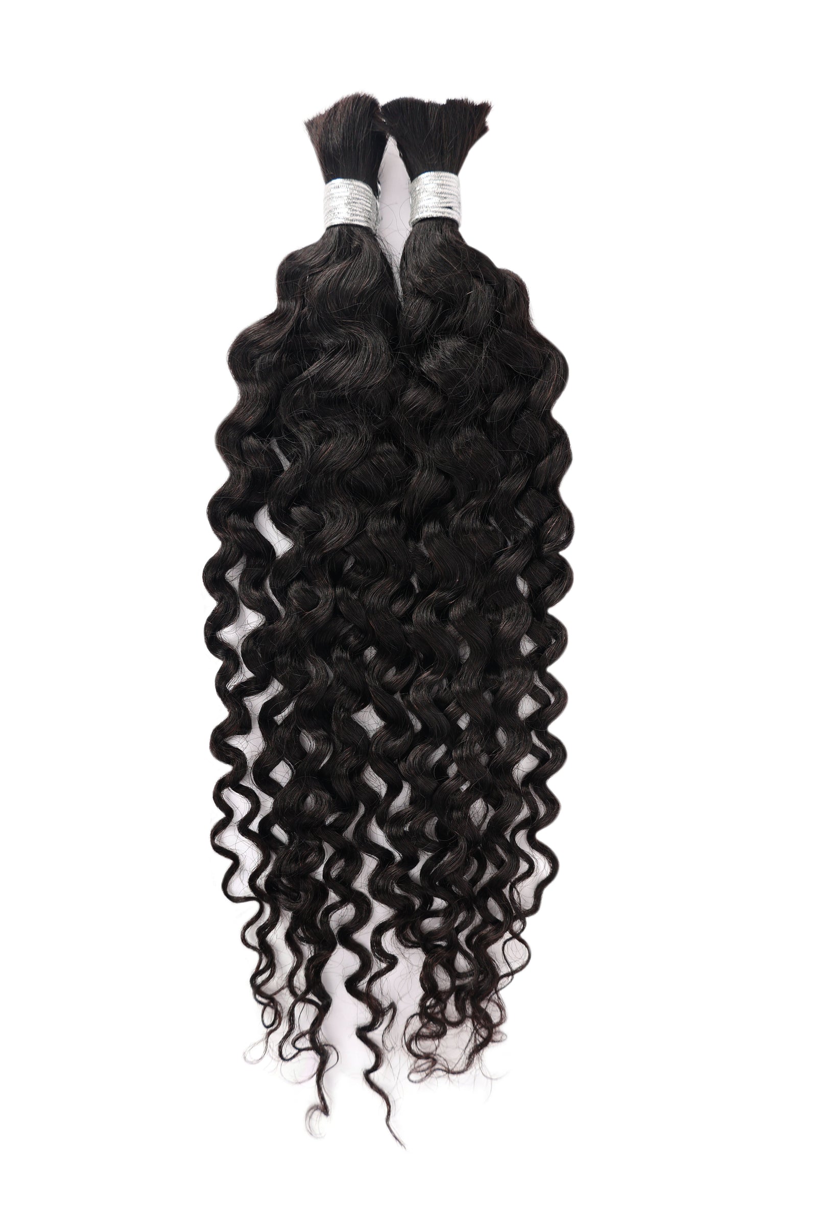 Dressmaker 100% Unprocessed Virgin Brazilian Boho Braids Water Wave Bulk 18" Natural Color